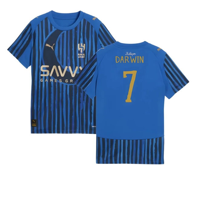 2025-2026 KIDSUPER x Al-Hilal SFC CWC Home Shirt (Blue) (Darwin 7) — Shop Online