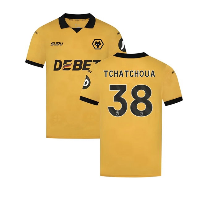 2025-2026 Wolves Home Shirt (Tchatchoua 38) — Shop Online