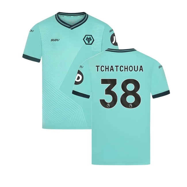 2025-2026 Wolves Away Shirt (Kids) (Tchatchoua 38) — Buy Online