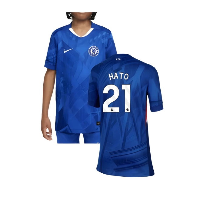 2025-2026 Chelsea Home Shirt (Kids) (Hato 21) — Buy Now
