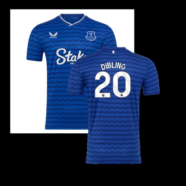 2025-2026 Everton Home Shirt (Dibling 20) — Shop Online