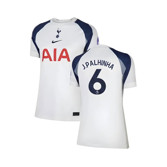 2025-2026 Tottenham Home Shirt (Womens) (J.Palhinha 6) — Shop Now