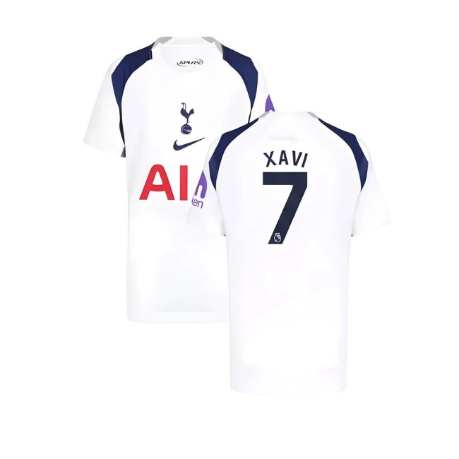 2025-2026 Tottenham Hotspur Home Shirt (Kids) (Xavi 7) — Shop Online