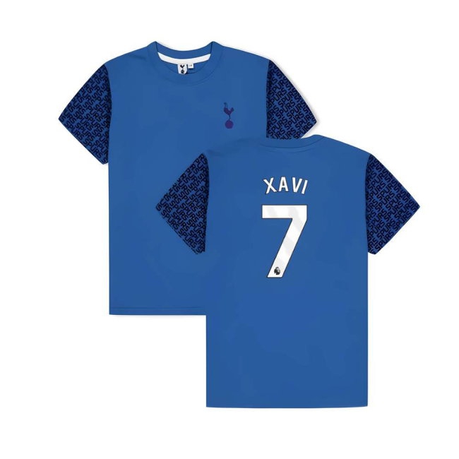 Tottenham Hotspur Graphic T-shirt (Blue) - Kids (Xavi 7) — Shop Online