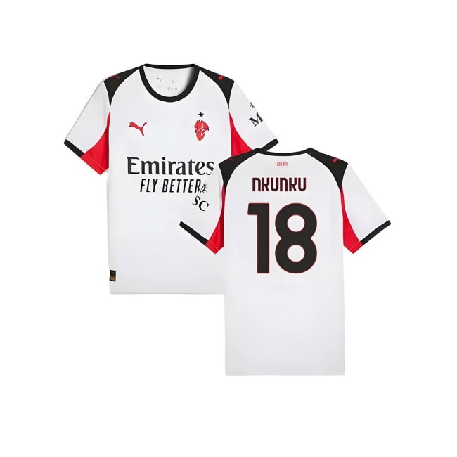 2025-2026 AC Milan Away Shirt (Nkunku 18) — Buy Now