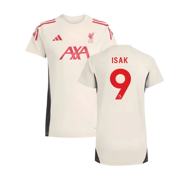 2025-2026 Liverpool Training Jersey (White) - Womens (Isak 9) — Shop Online