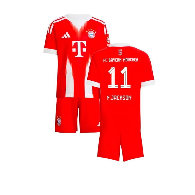 2025-2026 Bayern Munich Home Mini Kit (N.Jackson 11) — Buy Online