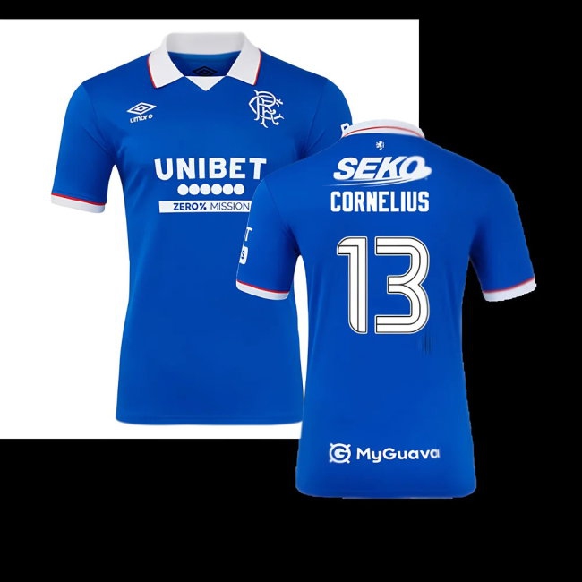 2025-2026 Rangers Player Version Home Shirt (Cornelius 13) — Shop Online