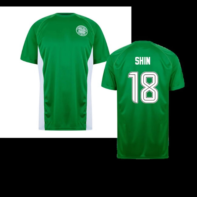 Celtic Poly T-shirt (Green/White) (Shin 18) — Shop Now
