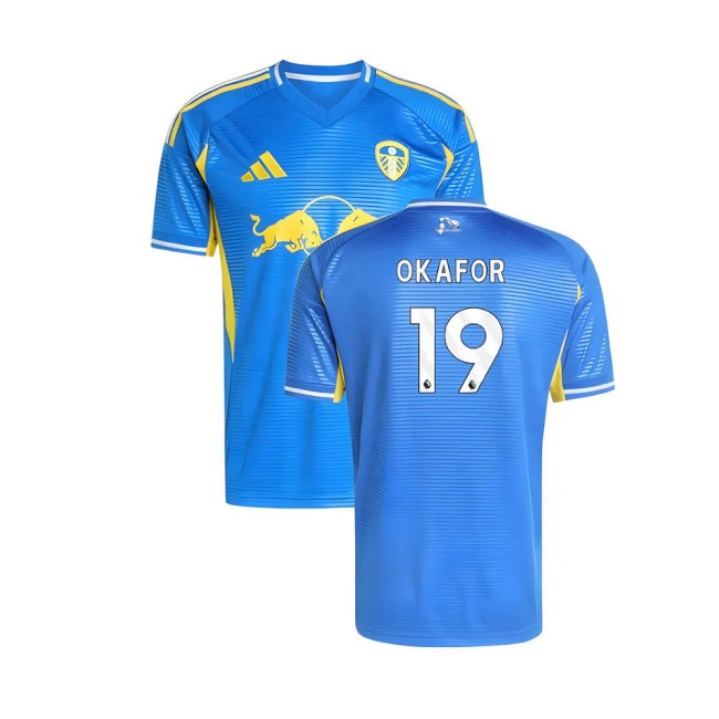 2025-2026 Leeds Away Shirt (Okafor 19) — Buy Online