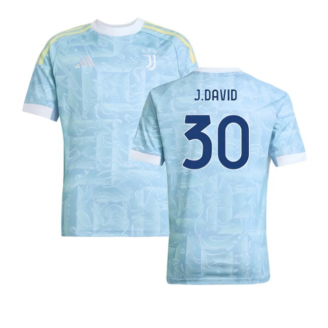 2025-2026 Juventus Away Shirt (Kids) (J.David 30) — Shop Online
