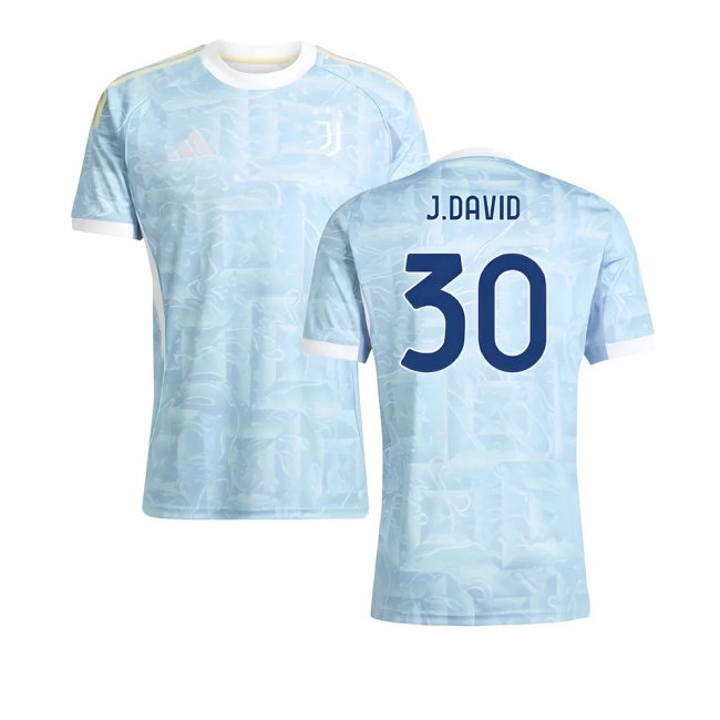 2025-2026 Juventus Away Shirt (J.David 30) — Shop Online