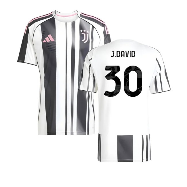 2025-2026 Juventus Home Shirt (J.David 30) — Shop Online