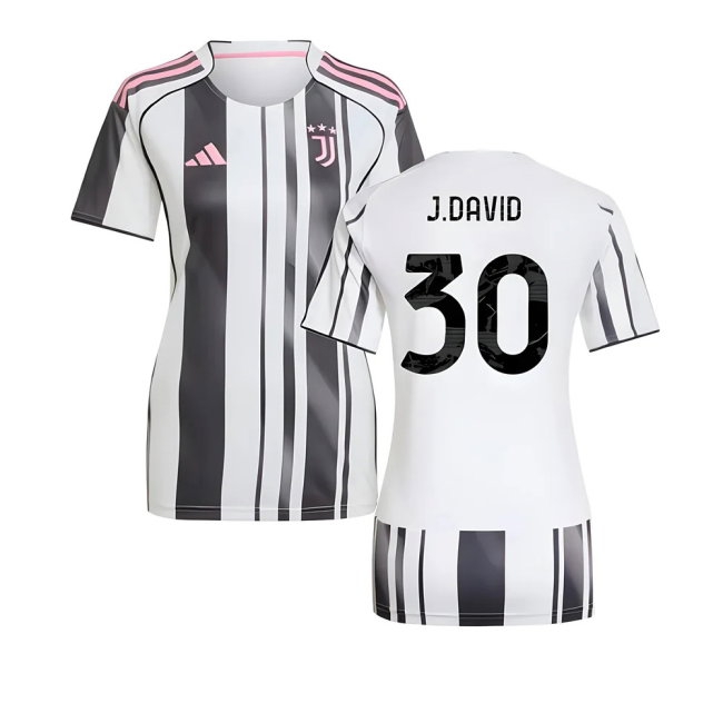 2025-2026 Juventus Home Shirt (Womens) (J.David 30) — Buy Now