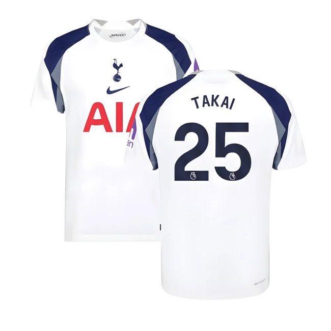 2025-2026 Tottenham Hotspur Player Version Home Shirt (Takai 25) — Shop Now