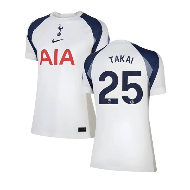 2025-2026 Tottenham Home Shirt (Womens) (Takai 25) — Shop Now