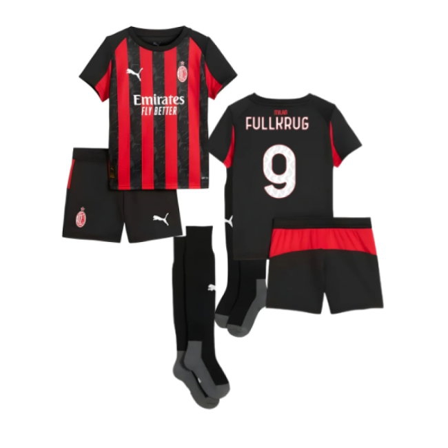 2025-2026 AC Milan Home Mini Kit (Fullkrug 9) — Buy Now