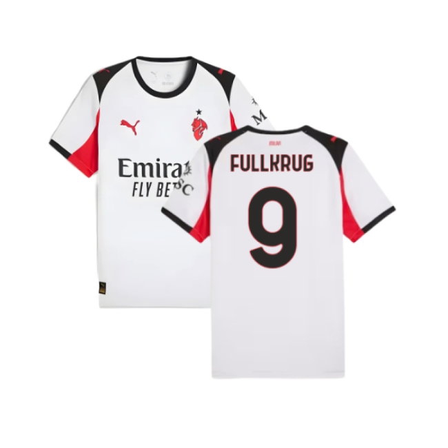 2025-2026 AC Milan Away Shirt (Fullkrug 9) — Buy Online