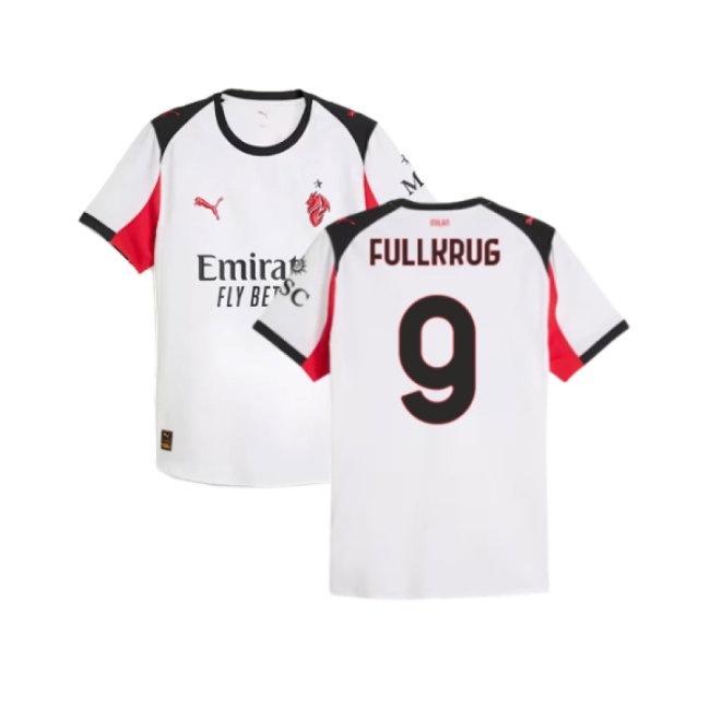 2025-2026 AC Milan Player Version Away Shirt (Fullkrug 9) — Shop Now