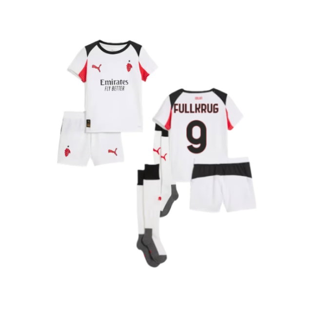 2025-2026 AC Milan Away Mini Kit (Fullkrug 9) — Buy Online
