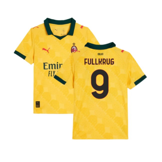2025-2026 AC Milan Third Shirt (Kids) (Fullkrug 9) — Buy Online