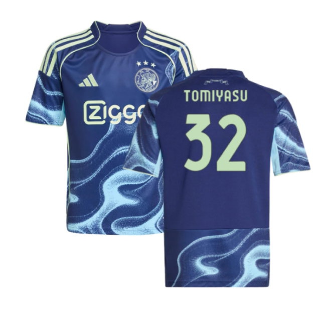 2025-2026 Ajax Away Shirt (Kids) (Tomiyasu 32) — Shop Now