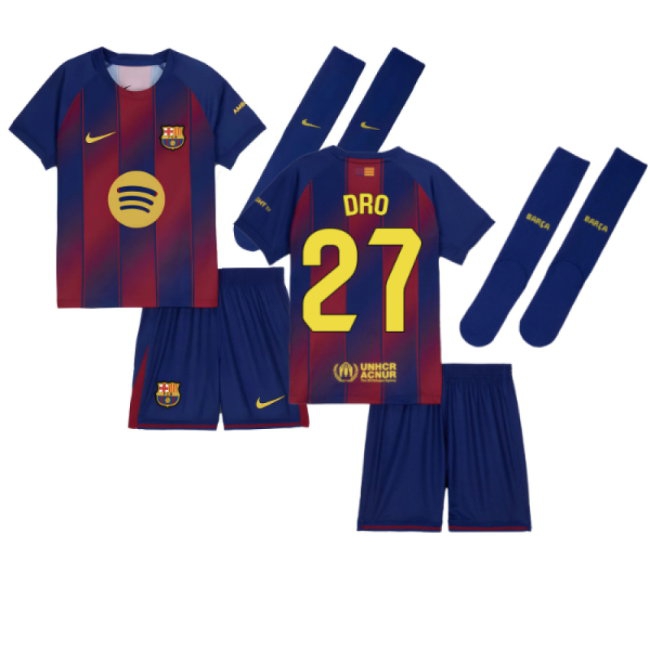 2025-2026 Barcelona Home Mini Kit (Dro 27) — Buy Now