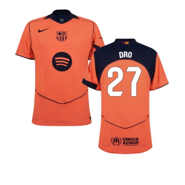 2025-2026 Barcelona Player Version Third Shirt (Dro 27) — Shop Now