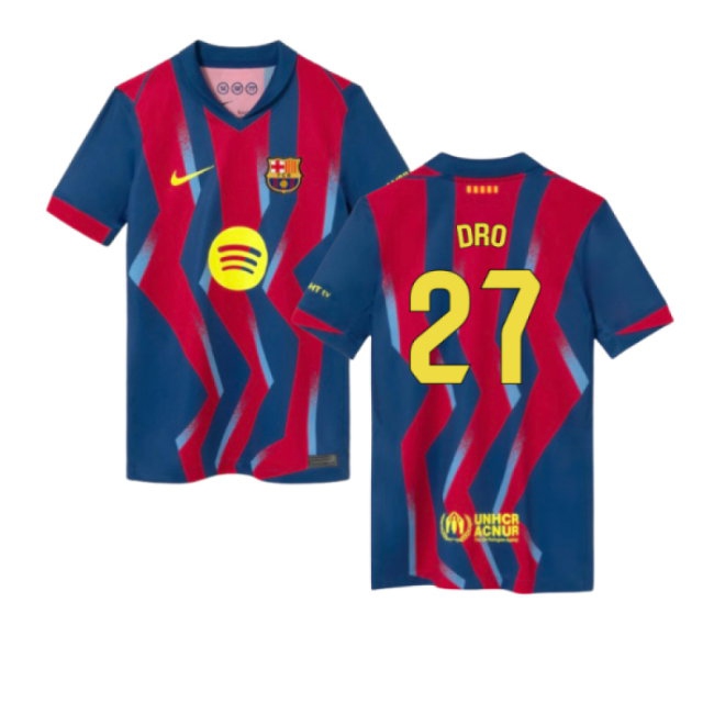 2025-2026 Barcelona Fourth Shirt (Kids) (Dro 27) — Buy Online