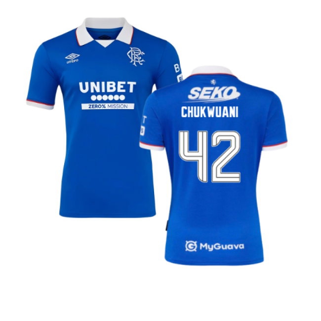 2025-2026 Rangers Home Shirt (Chukwuani 42) — Buy Now