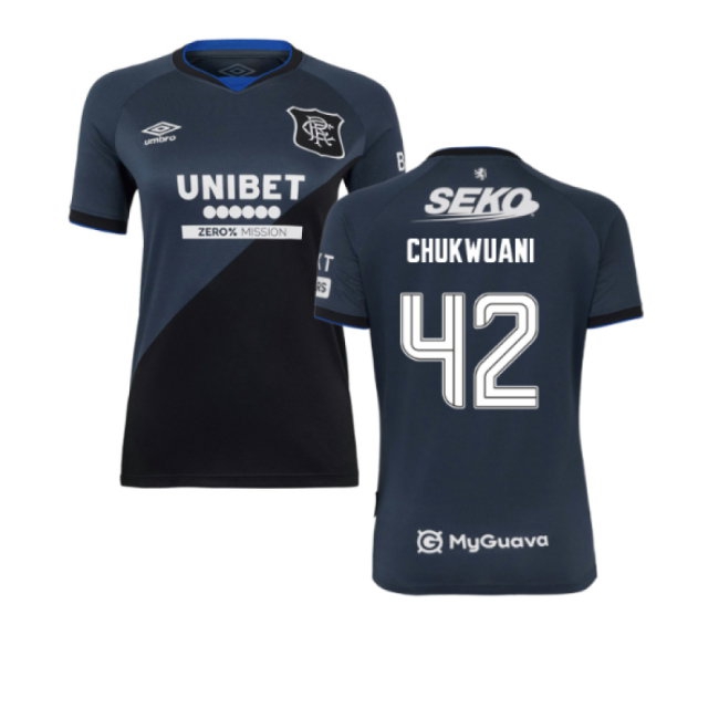 2025-2026 Rangers Third Shirt - Womens (Chukwuani 42) — Shop Online