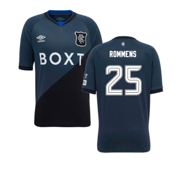 2025-2026 Rangers Third Shirt (Kids) (Rommens 25) — Buy Online