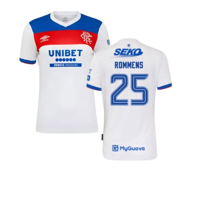 2025-2026 Rangers Away Shirt (Womens) (Rommens 25) — Shop Now