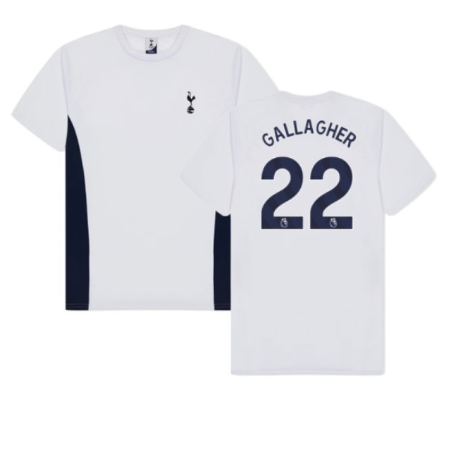 Tottenham Hotspur Poly T-shirt (White) (Gallagher 22) — Buy Now