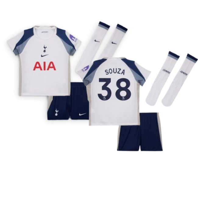 2025-2026 Tottenham Home Little Kids Mini Kit (Souza 38) — Shop Now