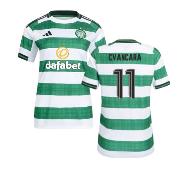 2025-2026 Celtic Home Shirt (Womens) (Cvancara 11) — Shop Now