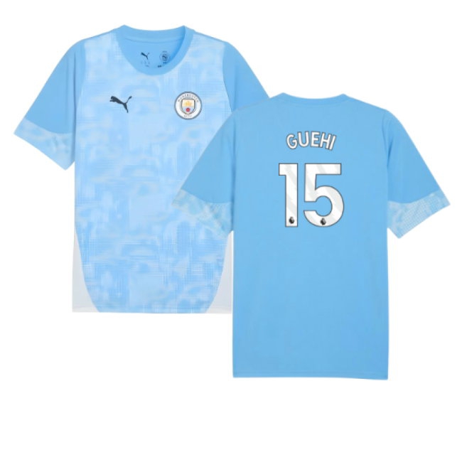 2025-2026 Man City Training Jersey (Light Blue) (Guehi 15) — Shop Online