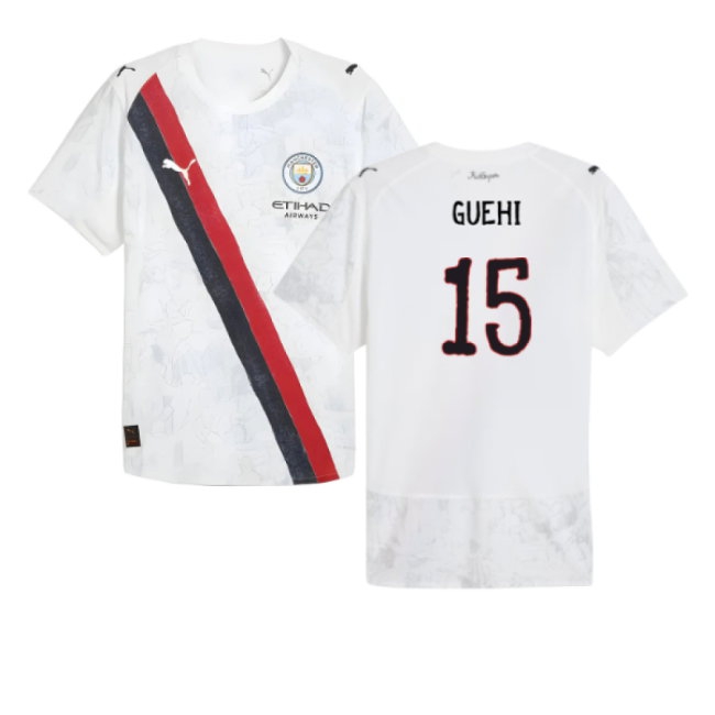 2025-2026 KIDSUPER x Manchester City CWC Player Version Shirt (White) (Guehi 15) — Buy Now