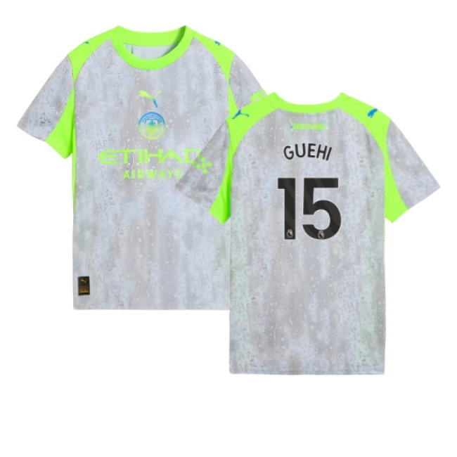 2025-2026 Man City Third Shirt (Kids) (Guehi 15) — Buy Now