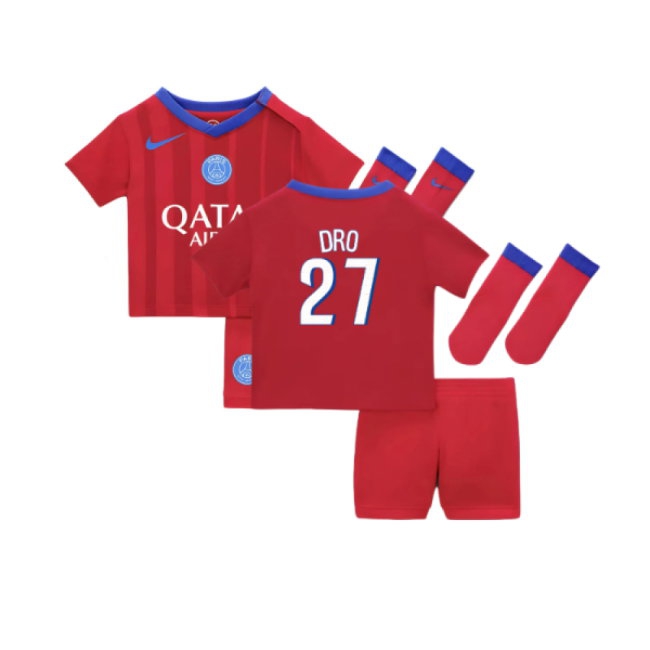 2025-2026 PSG Academy Pro Away Pre Match Shirt (Red) (Dro 27) — Buy Now