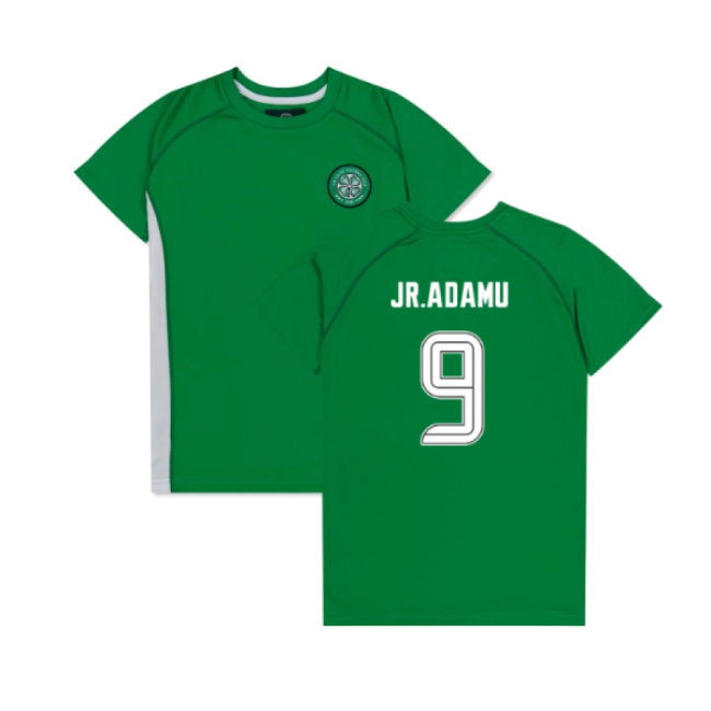 Celtic Poly T-shirt (Green/White) - Kids (JR.Adamu 9) — Buy Now
