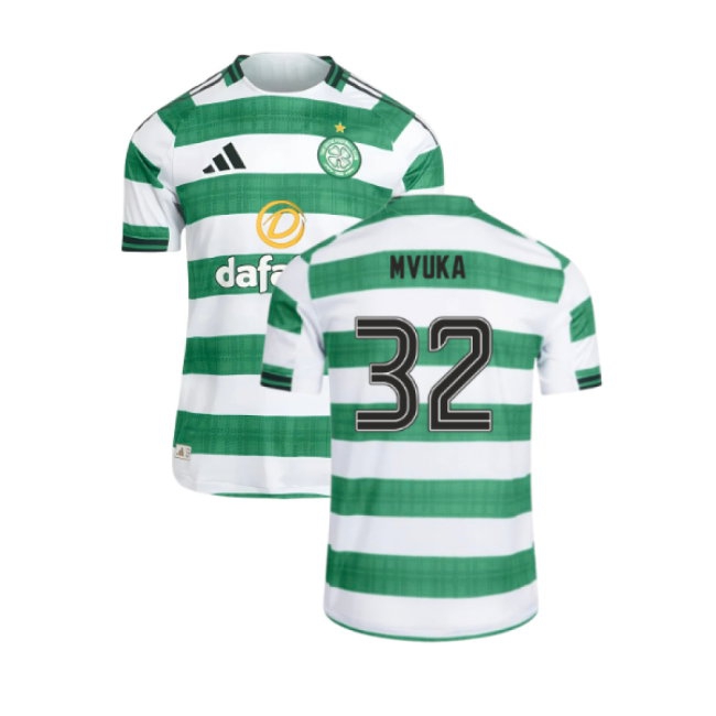2025-2026 Celtic Player Version Home Shirt (Mvuka 32) — Buy Online