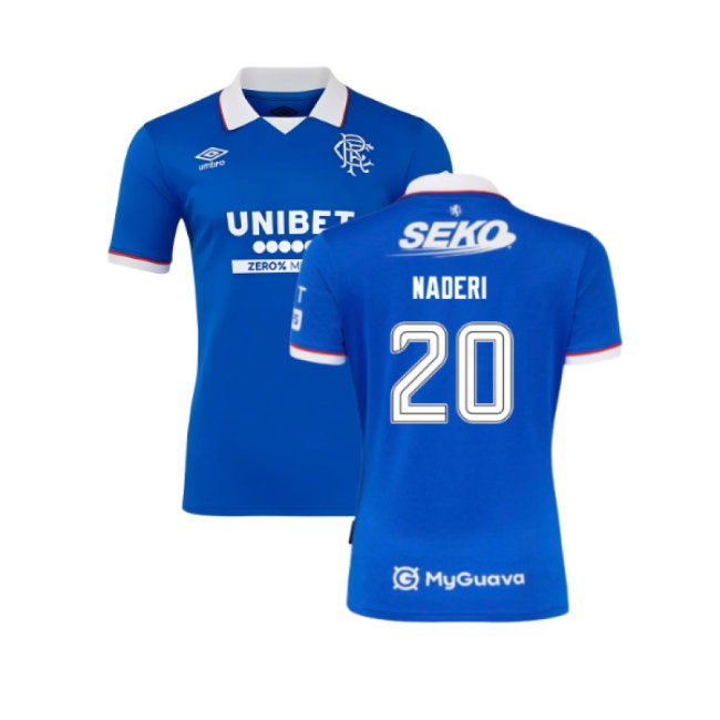 2025-2026 Rangers Home Shirt (Naderi 20) — Buy Now