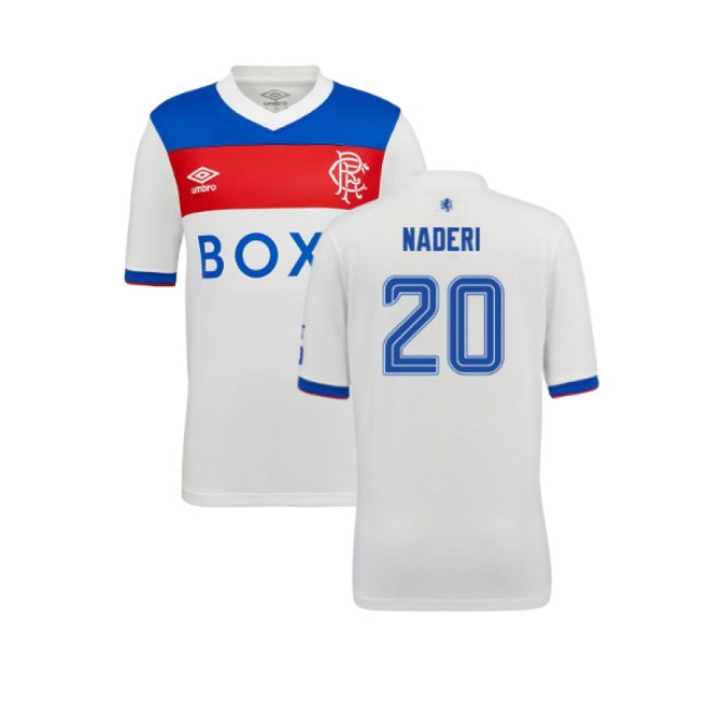 2025-2026 Rangers Away Shirt (Kids) (Naderi 20) — Buy Online