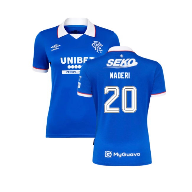 2025-2026 Rangers Home Shirt - Womens (Naderi 20) — Shop Now