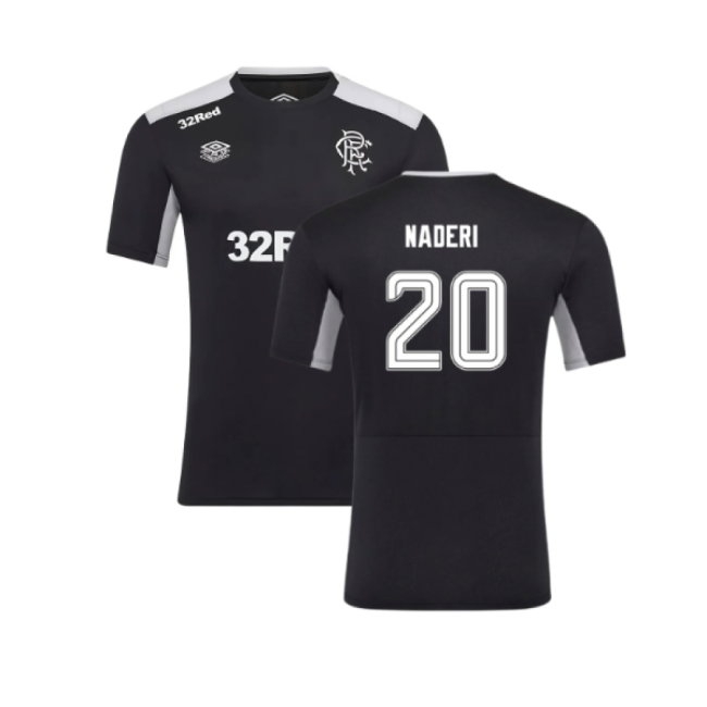 2025-2026 Rangers Pro Training Tee (Caviar) (Naderi 20) — Shop Now