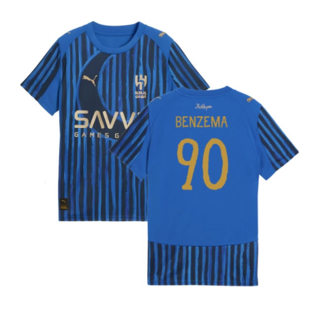 2025-2026 KIDSUPER x Al-Hilal SFC CWC Home Shirt (Blue) (Benzema 90) — Shop Online