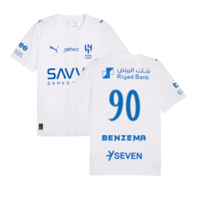 2025-2026 Al Hilal Away Shirt (Benzema 90) — Shop Now