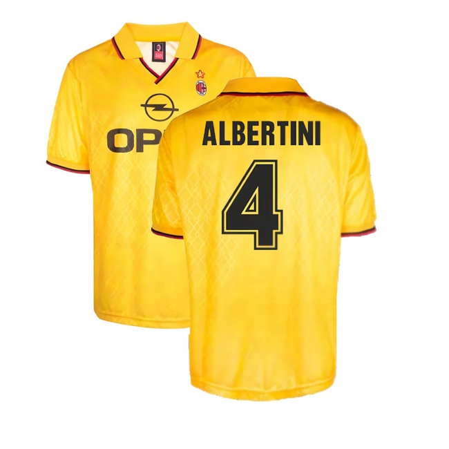 AC Milan 1995-1996 Third Retro Shirt (Albertini 4) — Shop Online