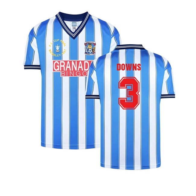 Coventry 1987 FA Cup Final Retro Shirt (Downs 3) — Shop Now